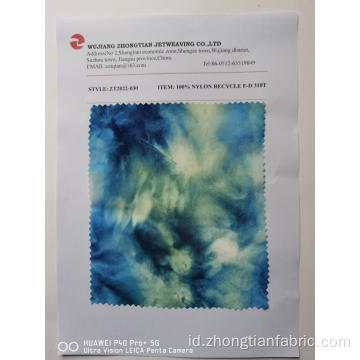 100% Nylon Daur Ulang FD 310T Taffeta